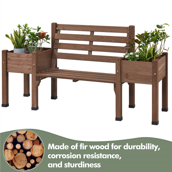 Millwood Pines Aldredge Fir Outdoor Bench Wayfair